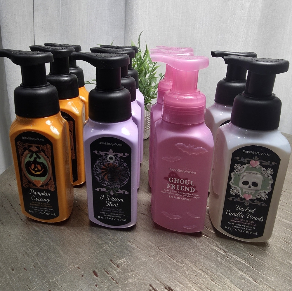 HUGE NEW 11‎ Pc Bath & Body Works Halloween Foaming Hand Soap Lot